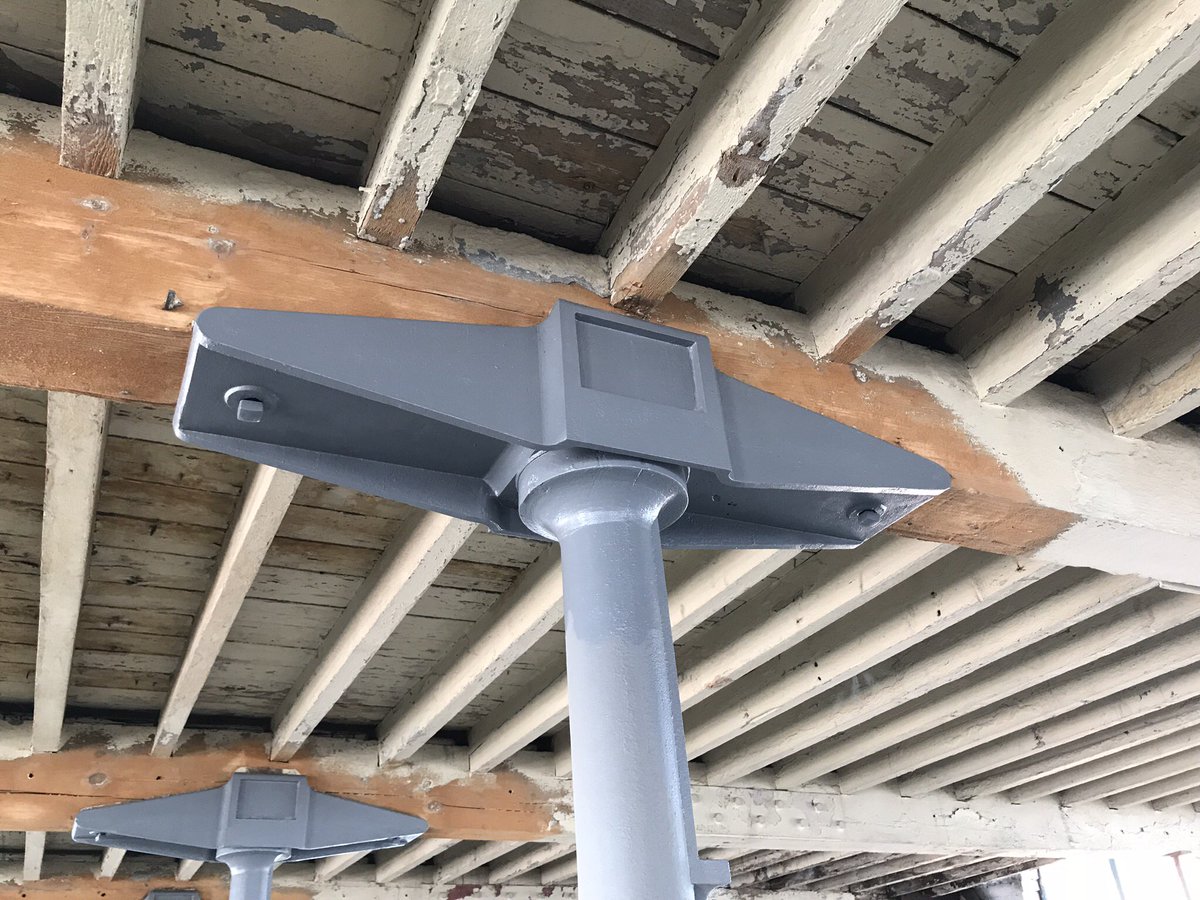 Beautiful day at <a href="/CapitalCentric/">CAPITAL&CENTRIC</a> ‘s #crusadermill #manchester check out these columns we’ve been blasting &amp; prepping for those lucky purchasers with first #dibs <a href="/shedkm/">shedkm</a> @ArupGroup
