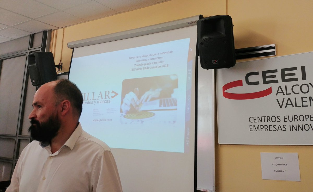 Interesante jornada en el CEEI Alcoy  sobre propiedad industrial e intelectual. Desde <a href="/IP_Villar/">ipvillar</a> agradecemos el interés y participación a todos los asistentes,  a Mónica García de <a href="/Proyectainno/">Proyecta Innovación</a> por compartir y al  <a href="/ceei/">CEEI Alcoy</a> #Alcoy por la organización y difusión.
