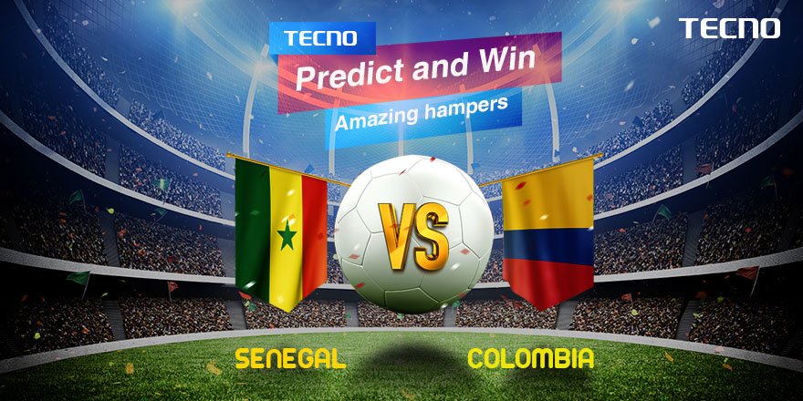 PREDICT AND WIN
Senegal is the only African team still having chance to qualify for the last 16, will this be possible today?
1. Like and retweet this post
2. 3 lucky winners will walk away with TECNO BRANDED GIFTS
3. Prediction stops 30 minutes to the match.