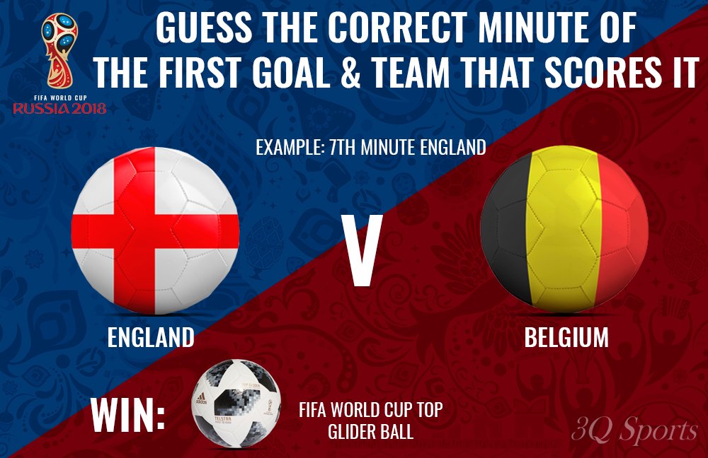 Guess the correct minute of the first goal &amp; the team that scores it to be in with a chance to win an Adidas World Cup Football!

Terms and conditions of the competition are pinned to the top of our profile