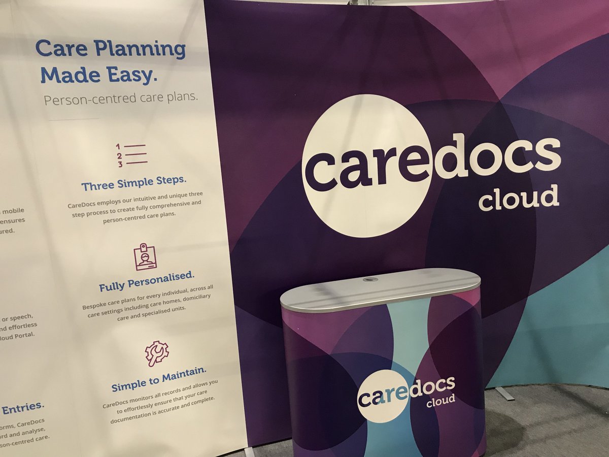 CareDocsUK's tweet image. Day 2 of #HealthPlusCare and we&apos;re excited to talk to more event attendees! Find us at stand F60 to learn about how CareDocs&apos; management system can save your care home money and time. #CareDocs #DSH18