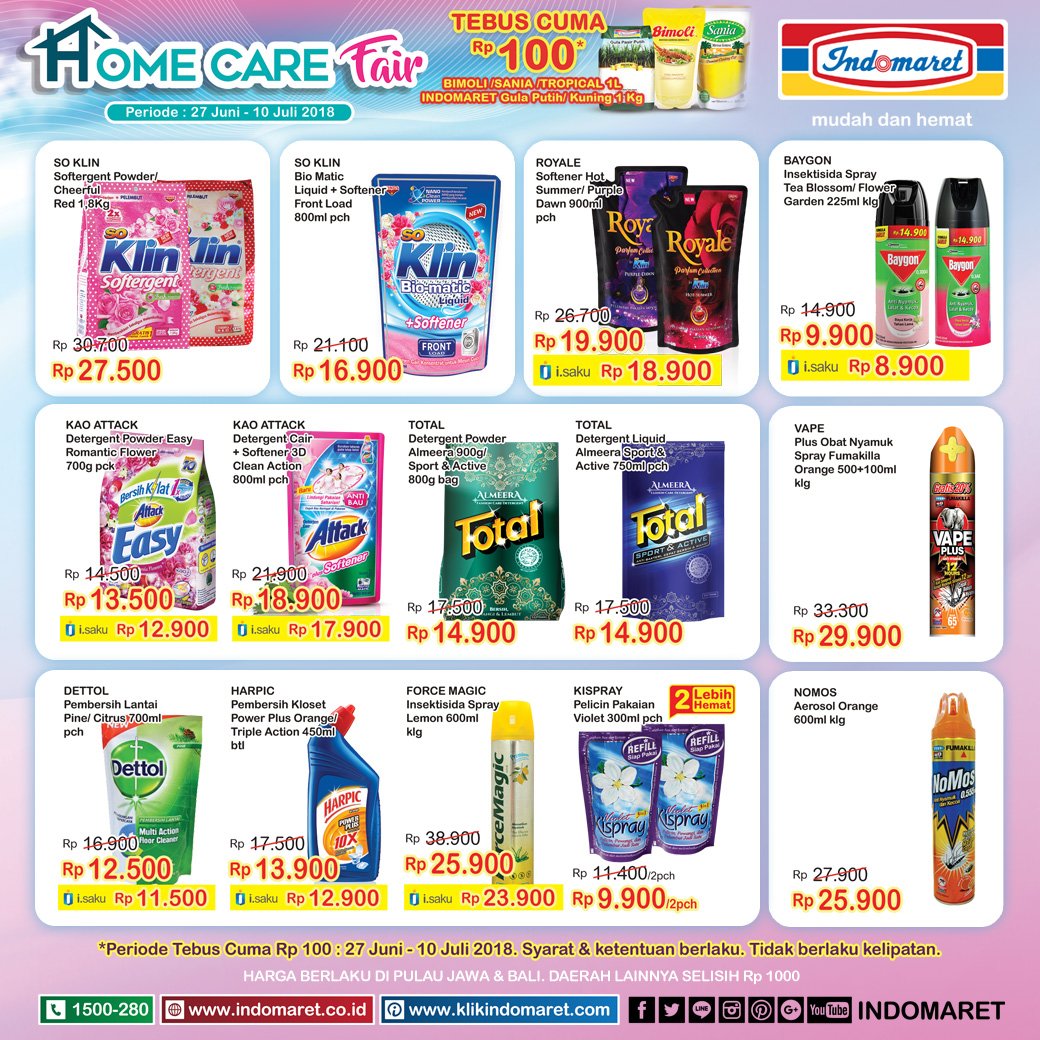 Home Care Fair Indomaret Juni 2020