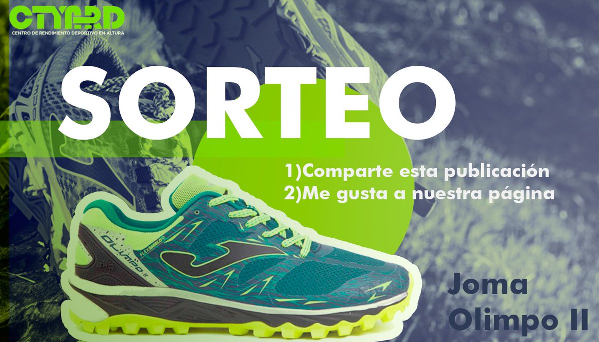 #Sorteo de zapatillas de #trailrunning alta gama #OLIMPOII <a href="/JomaSport/">Joma Sport</a> referente mundial en vestir al deportista.
 Participa en facebook CTYARD Montaña Palentina @CTYARD
#SierradeBrezo #MontañaPalentina #FuentesCarrionas <a href="/aytovelillarc/">Ayuntamiento Velilla del Rio Carrión</a> 
<a href="/STTSystems/">STT Systems</a> 
<a href="/born_es/">Born.es</a> 
#Acuale
#ClínicaRené
