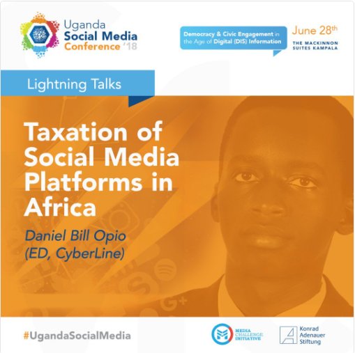 RunisMedia1's tweet image. We have amazing #LightingTalks lined up at #UgandaSocialMedia conference this year round with the likes of @BillOpio Taxation of #socialmedia platforms in #Africa