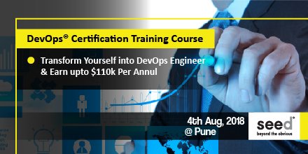 seed_workshops's tweet image. DevOps® Certification Training Institute In Pune,Mumbai. 
Apply Now: goo.gl/jwYpHX
#devopscertificationtraining, #devopstrainingvideos, #devopsfoundationcertification, #devopstutorial, #devopsexplained, #learndevopstraining, #devopscontinuousdelivery, #DevOps