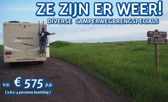 goamerika's tweet photo. Help ons gloednieuwe #campers wegbrengen vanaf Chicago naar verschillende plaatsen in #Amerika! Verhuurder Road Bear komt met een geweldig aanbod voor het voorjaar van 2019. Zie onze website voor meer informatie: https://t.co/Z9oXz4VZwe   #vakantie #roadtripusa #campertrip https://t.co/sJFn0eLM2P