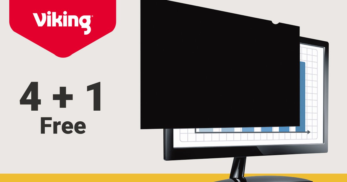 uk_vikingdirect's tweet image. Keep your screen private with a @FellowesUK Privacy filter! Check out the special 👀 po.st/zt4Kpp 

#ScreenPrivacy #Privacy #GDPR