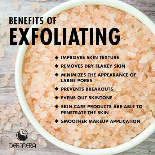 Benefits of exfoliating