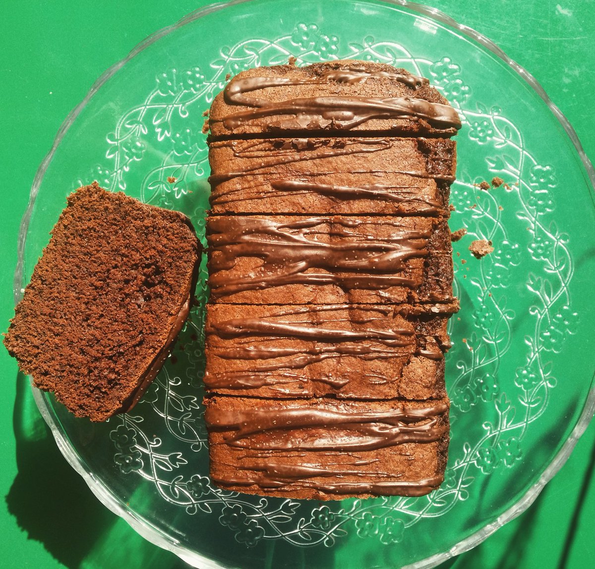 New kid on the block! Chocolate and cinnamon loaf 😋 #vegan