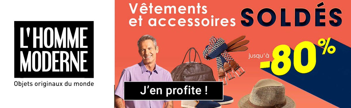 cataloguemedia's tweet photo. Les #soldes chez #LHommeModerne débutent fort avec jusqu'à -80% ! Profitez-en vite ! 😜
>> https://t.co/dj3ZQ1xyrF https://t.co/3hNSlbTJX7