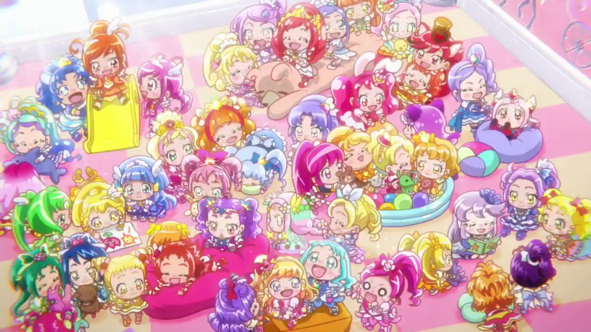 トモニウム V Twitter ちっちゃいプリキュアかわいい 癒されるわ 映画早く見たいな Precure