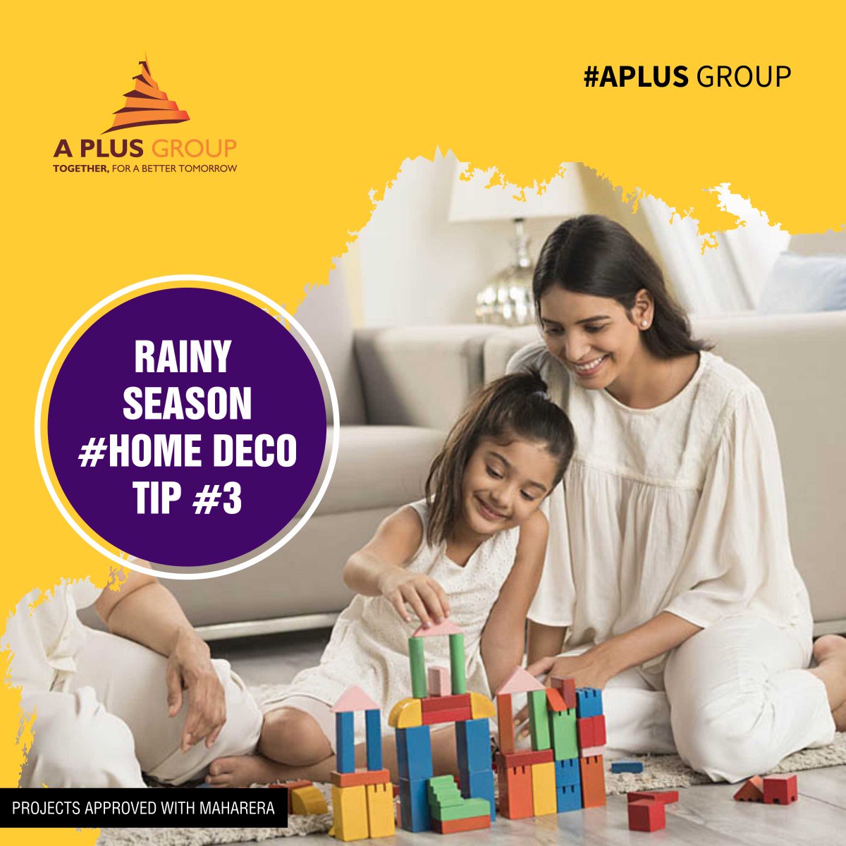 A_PlusGroup's tweet photo. Make your kids dream REAL by investing in REAL ESTATE.
#APlusGroup #TogetherTowardsBetterTomorrow #LEGO #childhoodmemories #RealEstate #TipsforRainySeason #GoldenVILLE #GoldenVAN #GoldenVALLEY #Badlapur #badlapurconstructioncompany https://t.co/e9bZIsgayE