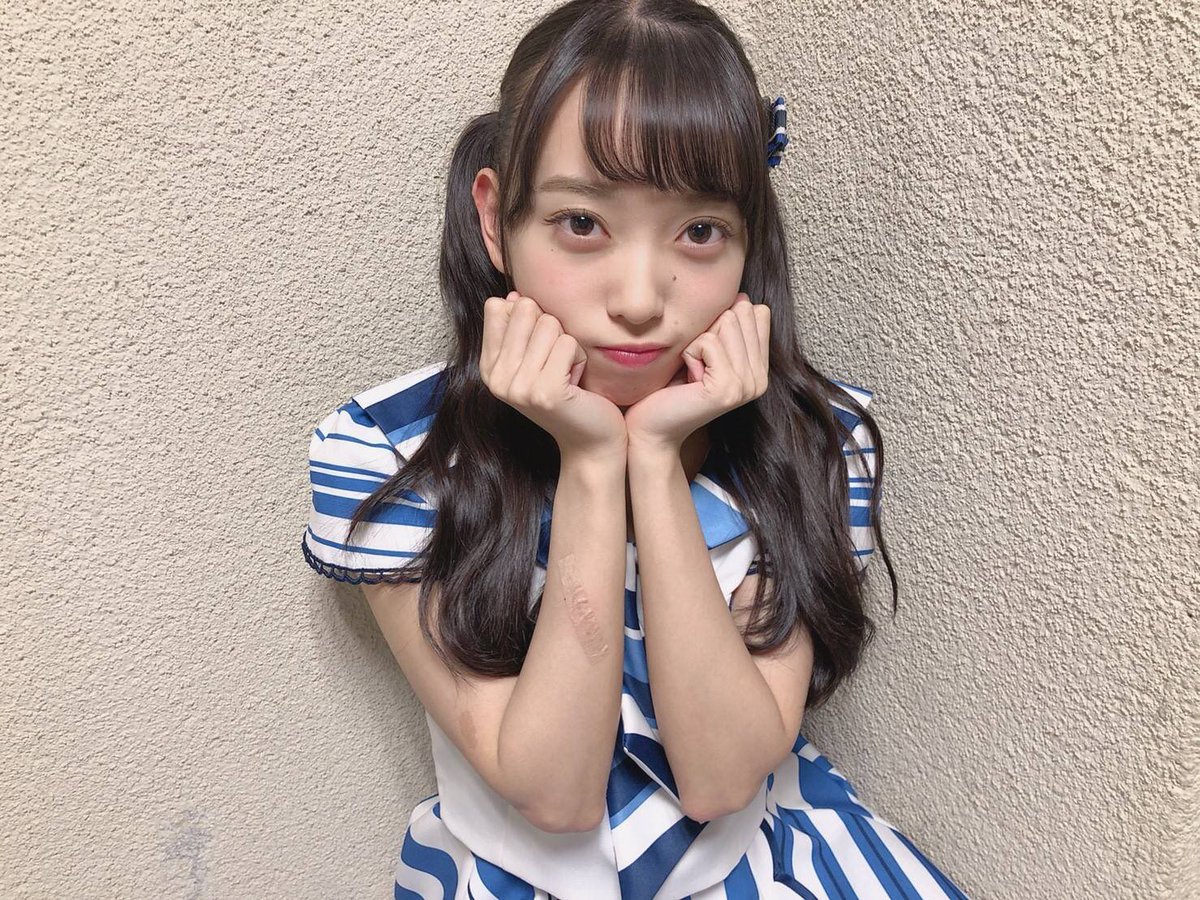 ちなみに…みい、今日は初めて高めのツインテールに💙 #STU48 #石田
