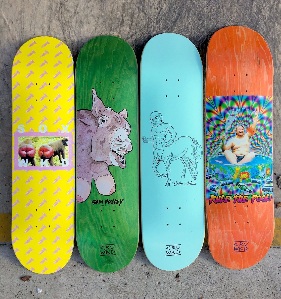 Shiner Skateboards (@shinerdist) on Twitter photo .<a href="/carvewicked/">Carve wicked</a> wood is available across Europe now! Available in (from left to right) SOX’s Monkey Ass 8.0”, Sam Pulley's Ass ’n Titties 8.25”, Colin Adam’s Seantaur 8.5” and 📹 Harry Deane’s Rule The Pool 9.0”. #CarveWicked #CarveOnBrothers .<a href="/carvewicked/">Carve wicked</a> wood is available across Europe now! Available in (from left to right) SOX’s Monkey Ass 8.0”, Sam Pulley's Ass ’n Titties 8.25”, Colin Adam’s Seantaur 8.5” and 📹 Harry Deane’s Rule The Pool 9.0”. #CarveWicked #CarveOnBrothers