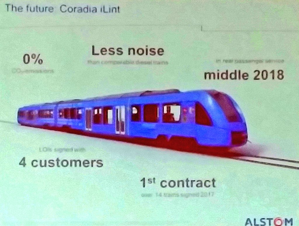 svetsight's tweet image. The world's 1st #hydrogen #train ↘
#Coradia #iLint by @Alstom,
to replace #diesel #train
by ↪ #hydrogen &amp;amp; #fuelcell #technology.
Michael Ritter, @AlstomGermany:
Emission-free pilots are ready,
two prototypes from 2018 in #Germany passenger service.
#Transport #Mobility