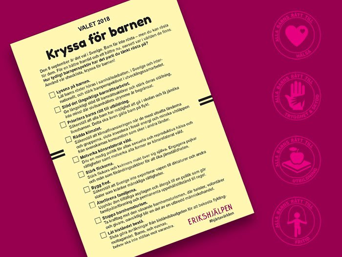 Barn får inte rösta - men du kan rösta för dem! Våga lyssna till och stå upp för barnen i årets valrörelse, oavsett var i världen de finns. #kryssaförbarnen #hjärtavärlden 
instagram.com/p/BkkFww9hFuq/…