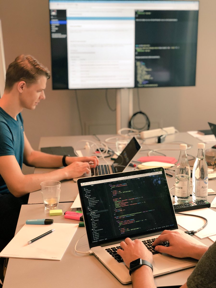 elstrati's tweet photo. Proud to be part of @AXA_Switzerland’s team for @hackzurich 💪
We’re preparing healthcare APIs for all the hackers! https://t.co/Pi4YCDmSRp