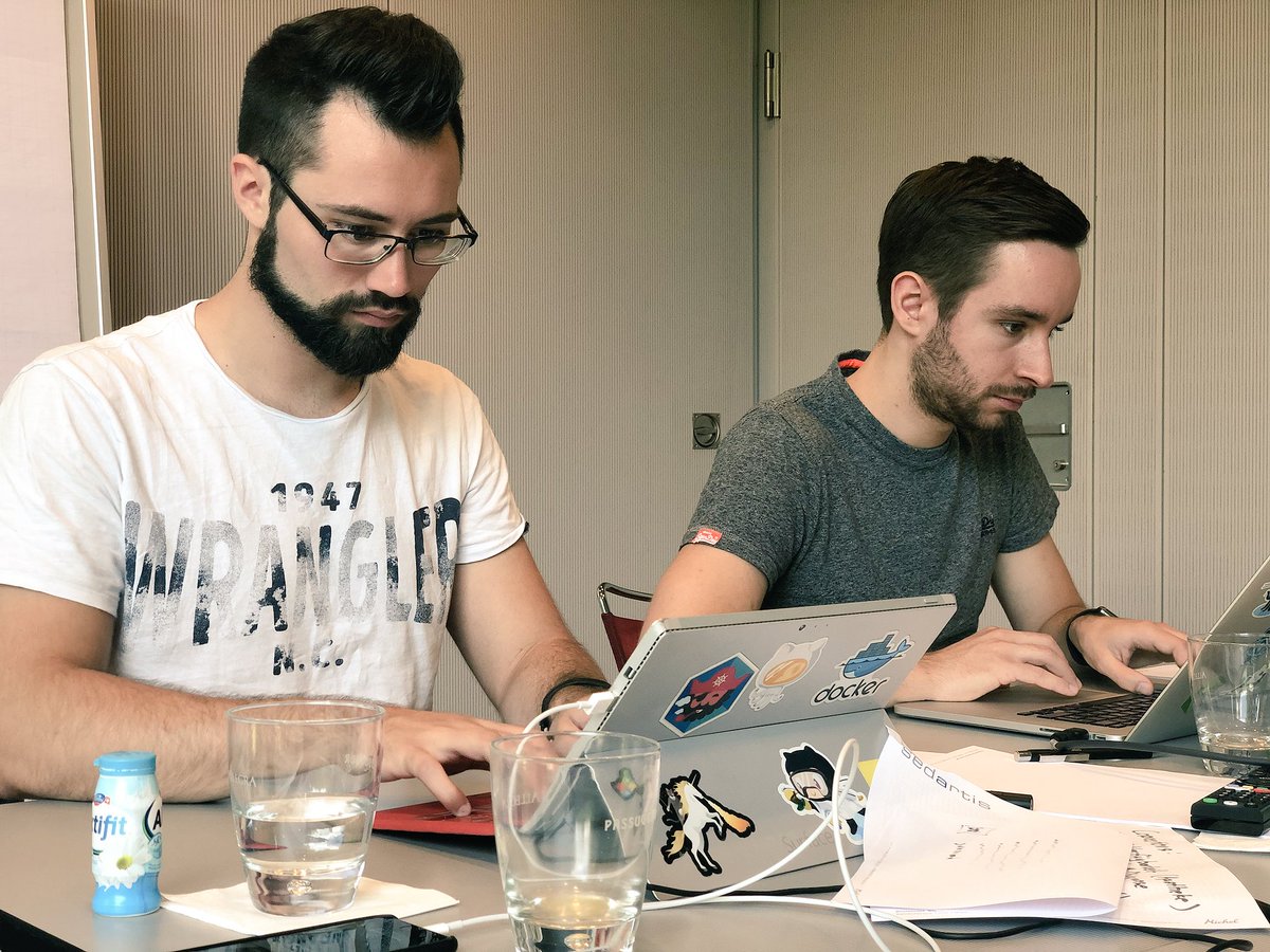 Proud to be part of @AXA_Switzerland’s team for <a href="/hackzurich/">HackZurich</a> 💪
We’re preparing healthcare APIs for all the hackers!