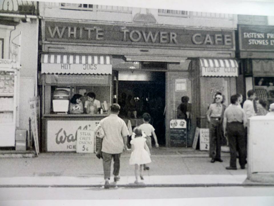 Throwback to the 1950's! Who knows where the White Tower Cafe used to be? Comment below! #throwbackthursday #tbt #thanet #kent #oldphoto #throwback