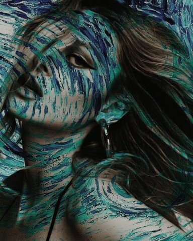 ‍  ‍     A alma de uma mulher é um cosmos abstrato pintado através de um big bang de cores sobre a natureza trágica e feminina. ╍ '