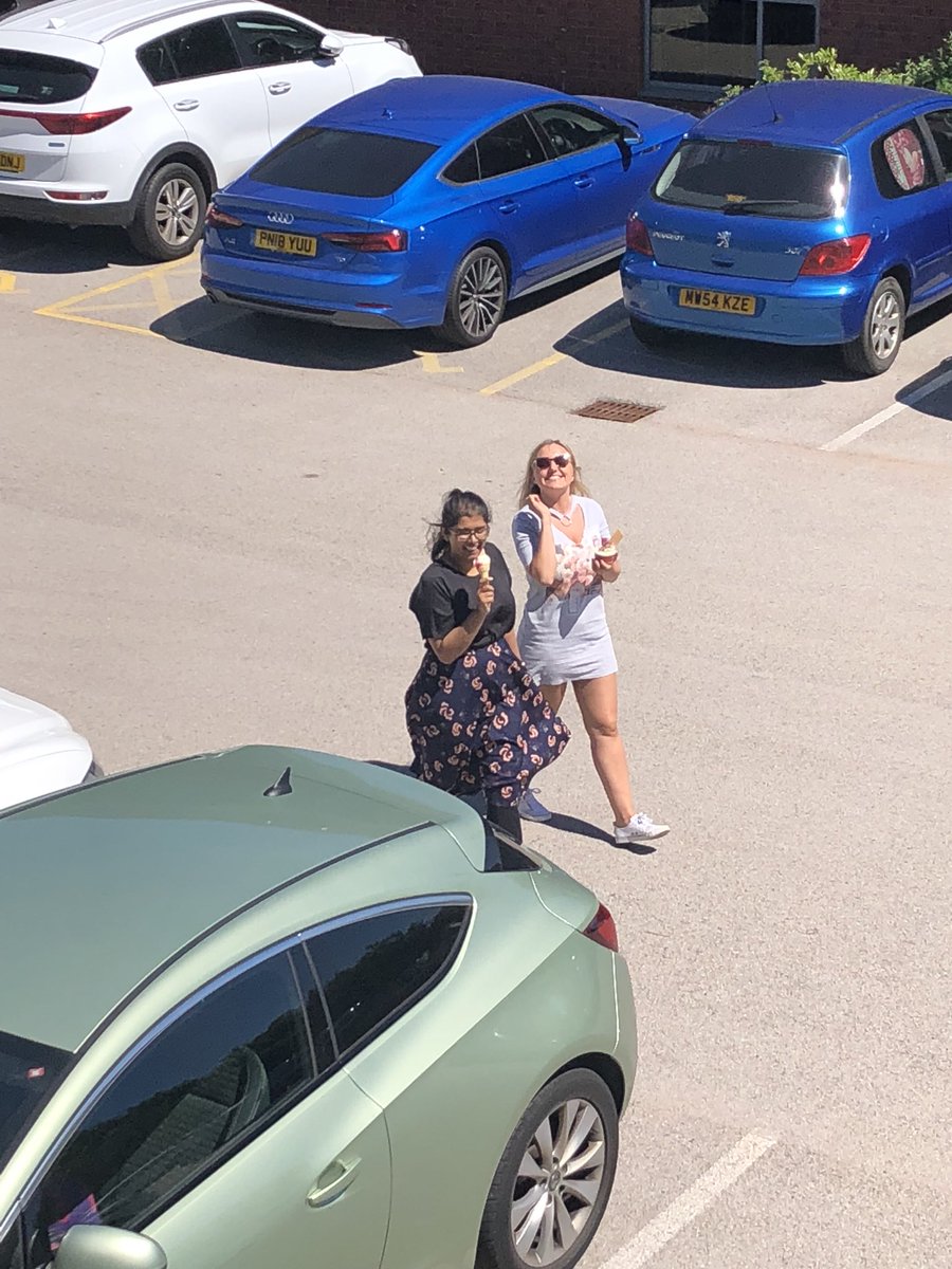 TheWriteAngle's tweet photo. Catching two of #TeamTWA sneaking off for cheeky ice cream 🍦🍨 https://t.co/DwbxOvnHau