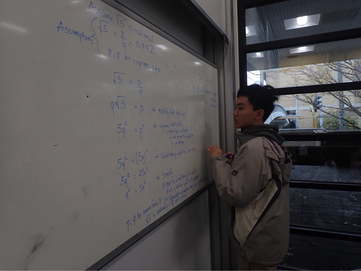 wmcev's tweet photo. The proving is in the proofs with todays Proof round! #maths #mathsed #mathchat #unimelb #competition #champions #bethebest #proof #wmcfinals #melbourne #australia #championships #challenge #finals 

@unimelb https://t.co/losSmrsYTp