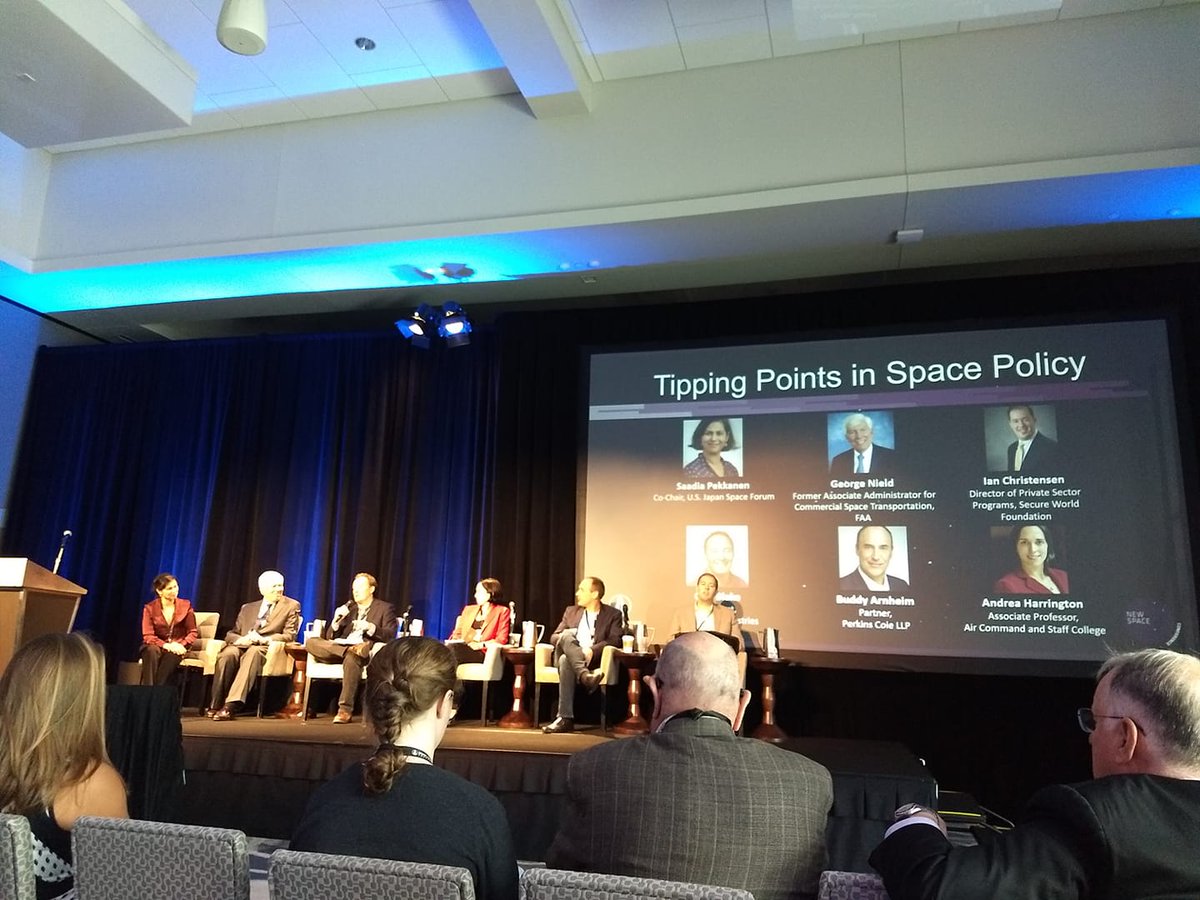Here is one of our #COBSummerOfAdventure s! Dr. Janet Tinoco attended the panel discussion on the proposed Space Force yesterday in Seattle!! What about your #COBSummerofAdventure? #BusinessOfSpace