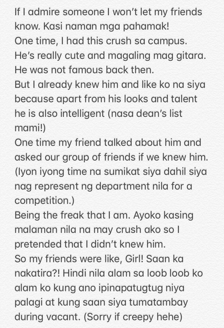 But my friend, have you seen his interview where he mentioned that. They’re fond of watching PBB?!So let’s put 1 and 1 together!If he watched PBB how come he didn’t know Kisses?I have an explanation for that!Hahaha I don’t know if you do this, but I am guilty of this 