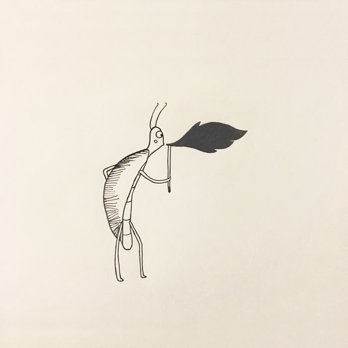 paperwerewolves's tweet photo. day 28 “Circus Bug” #junebugdrawingchallenge #firebreather #circus #junebug #junebug2018 https://t.co/gydt6VPsJv