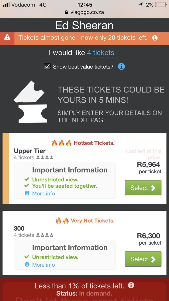 Please explain <a href="/BigConcerts/">BIG Concerts</a> <a href="/Computicket/">Computicket</a> have you sold our tickets to <a href="/viagogo/">viagogo</a> does <a href="/edsheeran/">Ed Sheeran HQ</a> know #dividetourSA #dividetour