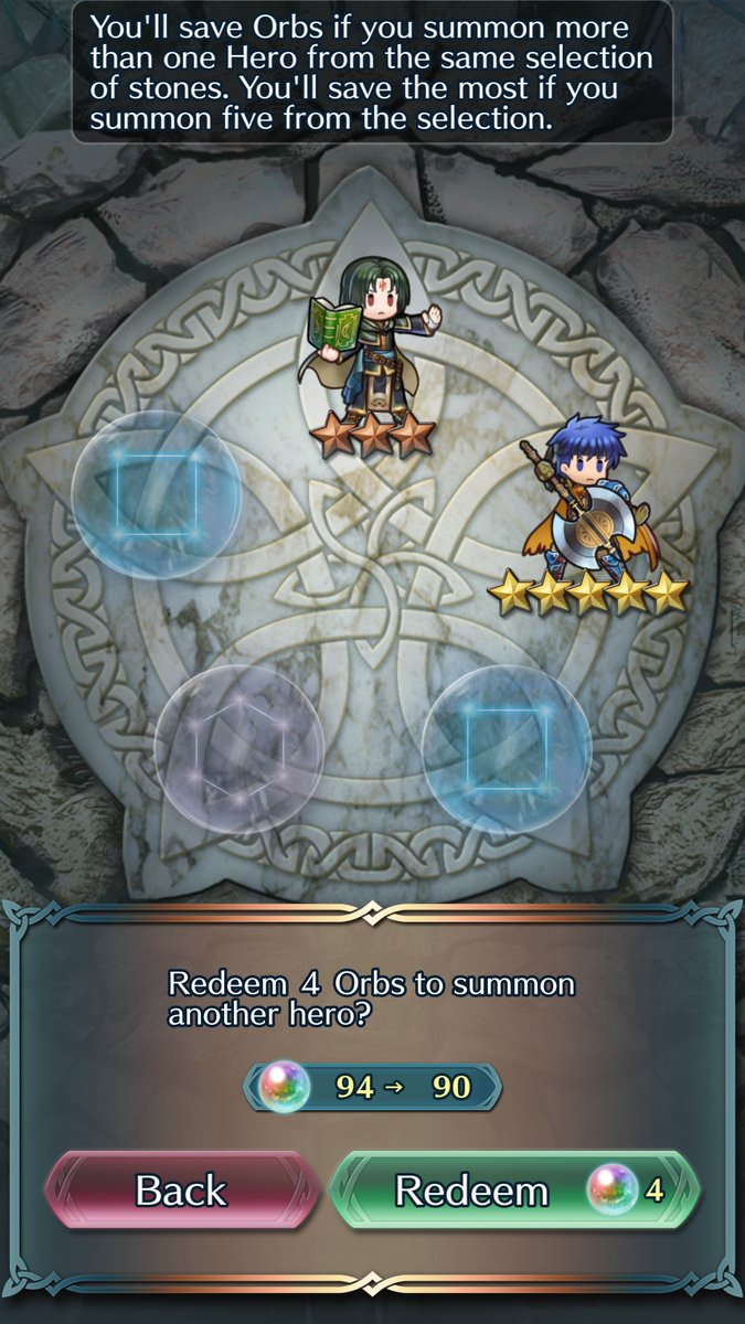 You two truly know that I can never be mad at you right…I was wishing for Hector and Myrrh but only Ike came twice. But I like him anyway, especially when they show up together.