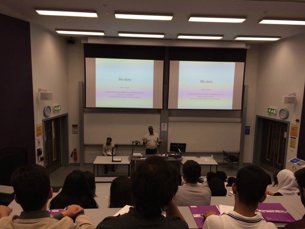 Working with the fantastic widening participation team at UoM to help students discover studying medicine here !