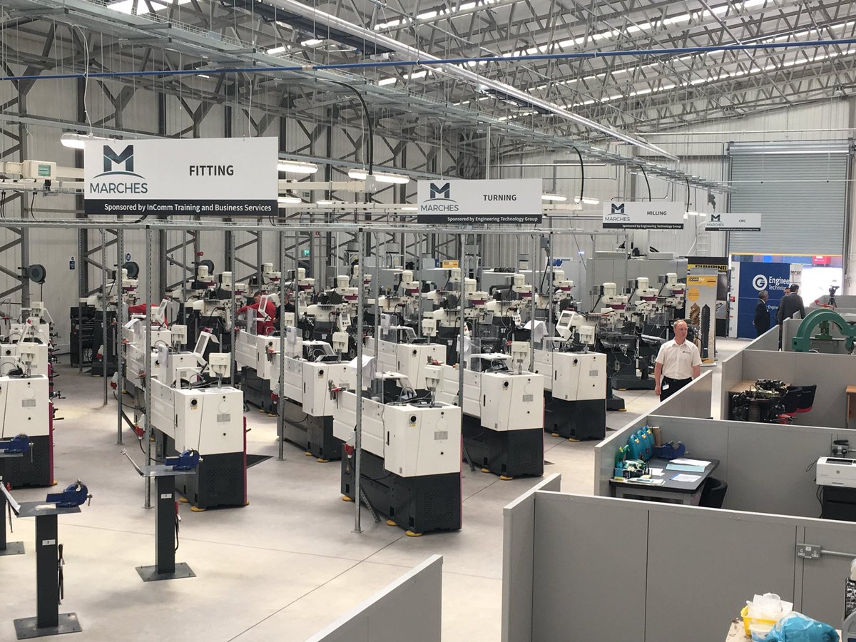 ukmfgnews's tweet image. Got to take your hat off to the consortium behind the Marches site in Bridgenorth. Apprenticeship heaven. @Incomm_training @EngTechGroup @BlumNovotestUK @Hyfore @GuhringUK @WNTTotalTooling @HexagonMI @salopdesign