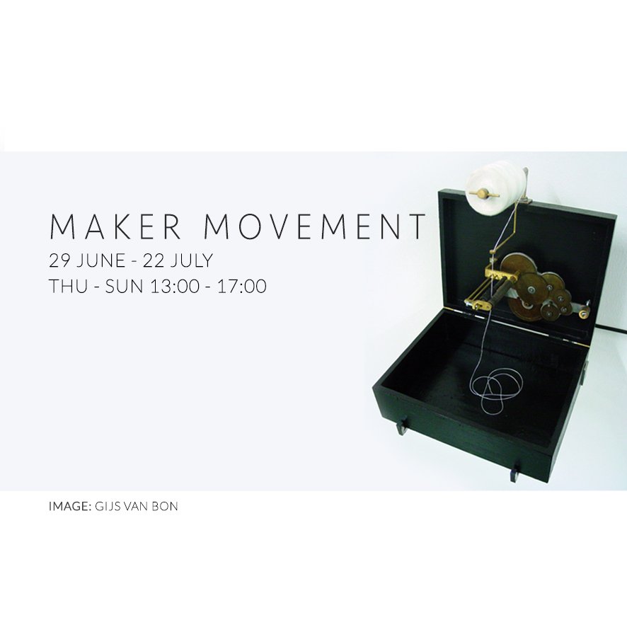 The work of Gijs van Bon is on view from tomorrow at the #makermovement exhibition at Albert van Abbehuis. Opening this Friday, 17:00 for 17:30. More info: albertvanabbehuis.com Proudly sponsored by: MAD emergent art center