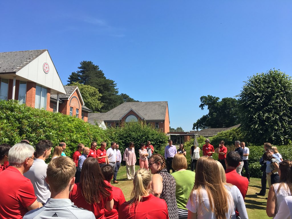 Enjoying the sun up at <a href="/EnglandGolf/">England Golf</a> HQ in Woodhall Spa for the full staff meeting today! Talking business planning and the direction of the organisation over the next 6 months - great to see the extended network and learn of exciting times ahead!