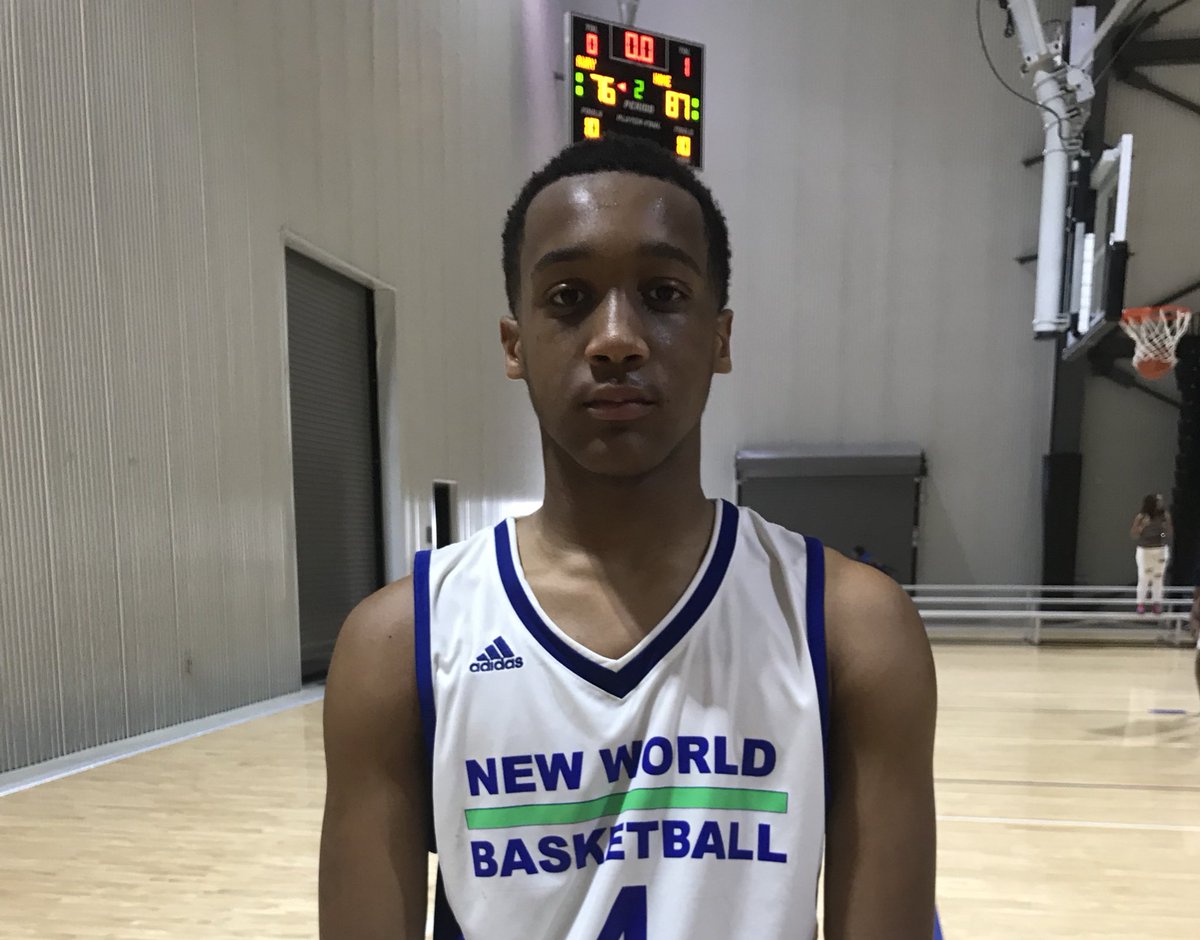 COTChoops's tweet photo. 2023 SG Isaiah Arnold of @_New_World_2023 was impressive during @nyblbball Finals. Strong guard that makes the right plays. He can shoot the mid-range well or get to the basket. https://t.co/bxE6OfRtG8 https://t.co/XvOpmxVX4y