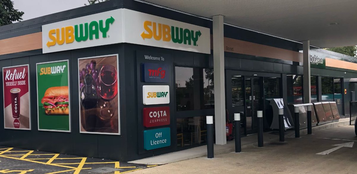 Our 33rd Subway is open for business.  Check out that happy team 😃✌️