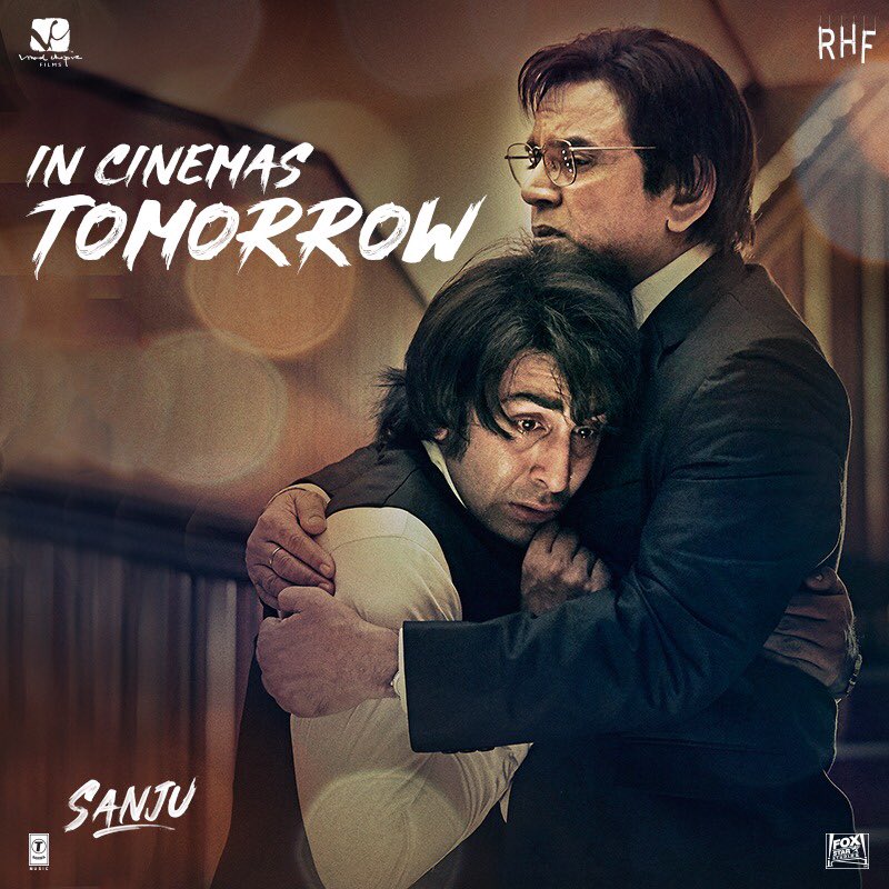 One day to go.... now it’s like waiting for exam results tomorrow.  #sanju #RanbirKapoor @rajkumarhirani @FoxStarHindi @VVCFilms #RajkumarHiraniFilms