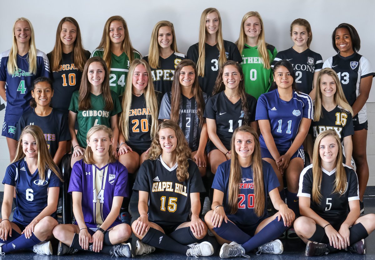 PrepsNow's tweet photo. N&amp;O ALL-METRO GIRLS SOCCER TEAM, 2018

-3⃣0⃣ players ⚽️
-2⃣3⃣ different schools 🏫
-7⃣ teams lead the way w/2⃣ picks each 📣
-2⃣ two-time selections 
#nandoallmetro

💻: https://t.co/sM85oPNb7C   👀 https://t.co/TB1w7vVXMG