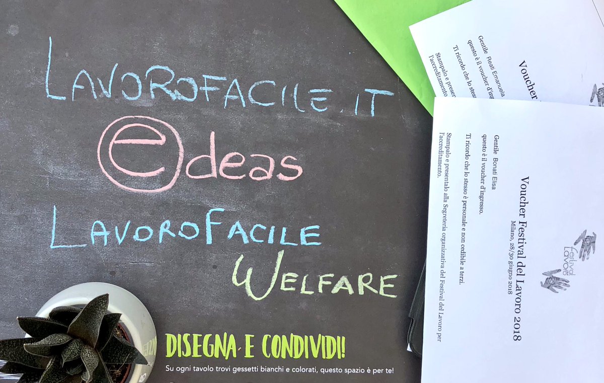 lavorofacile_it's tweet photo. Il team di #lavorofacileit e @EdeasForYou al @FestivalLavoro 2018 @MiCoMilano 
Temi chiave: #occupazione #welfare #crescita #smartworking #coworking #pensioni #innovazione https://t.co/RVvYEVvNqA