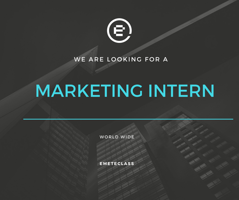 emeteclass's tweet photo. We are looking for a Marketing Intern - World Wide
https://t.co/aabPhp3nhK #marketing https://t.co/zL3Aw0ANSs