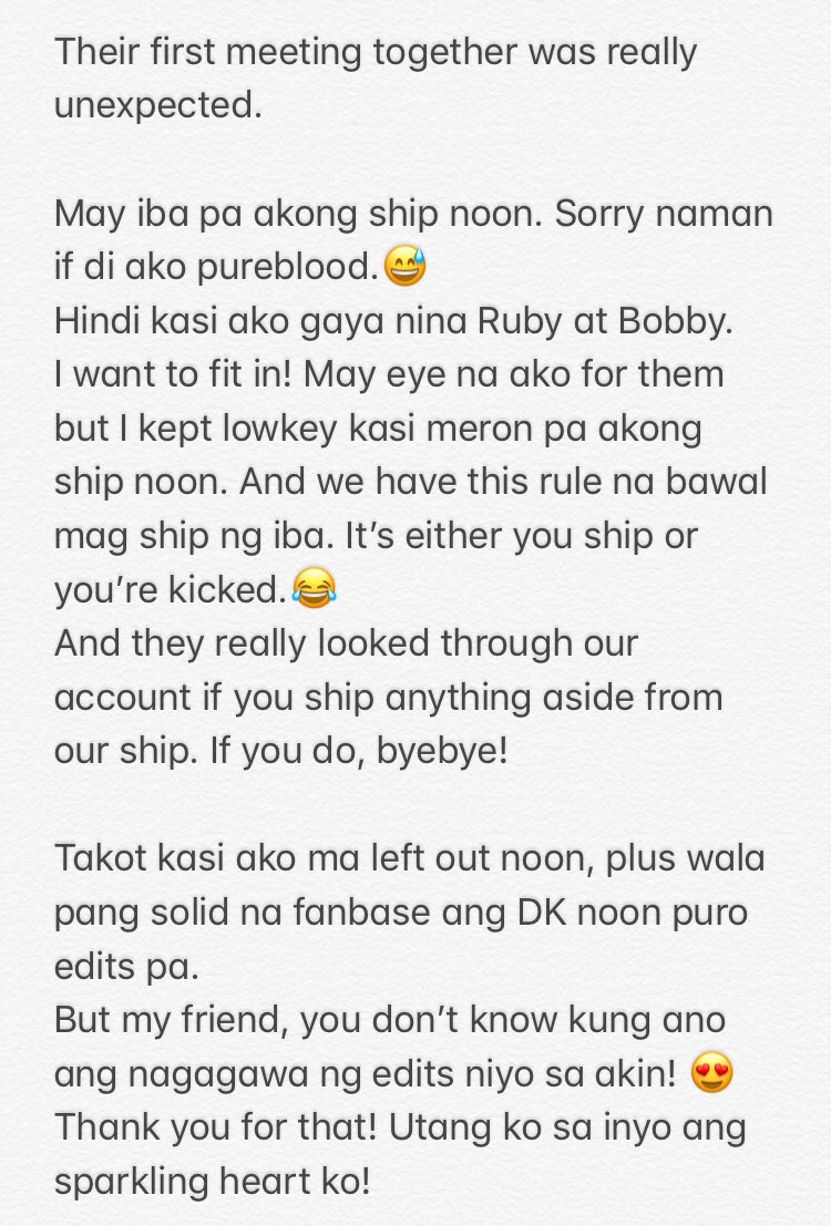 Let me tell you my story during their first meeting.Sorry if gulo-gulo tong thread nato.First time ko gumawa ng ganitoFor the love of Donny eto na!I love Kisses too, don’t get me wrong.I love them both equally.Para lang ito sa mga doubters ni Donny. KUNG ALAM NIYO LANG!