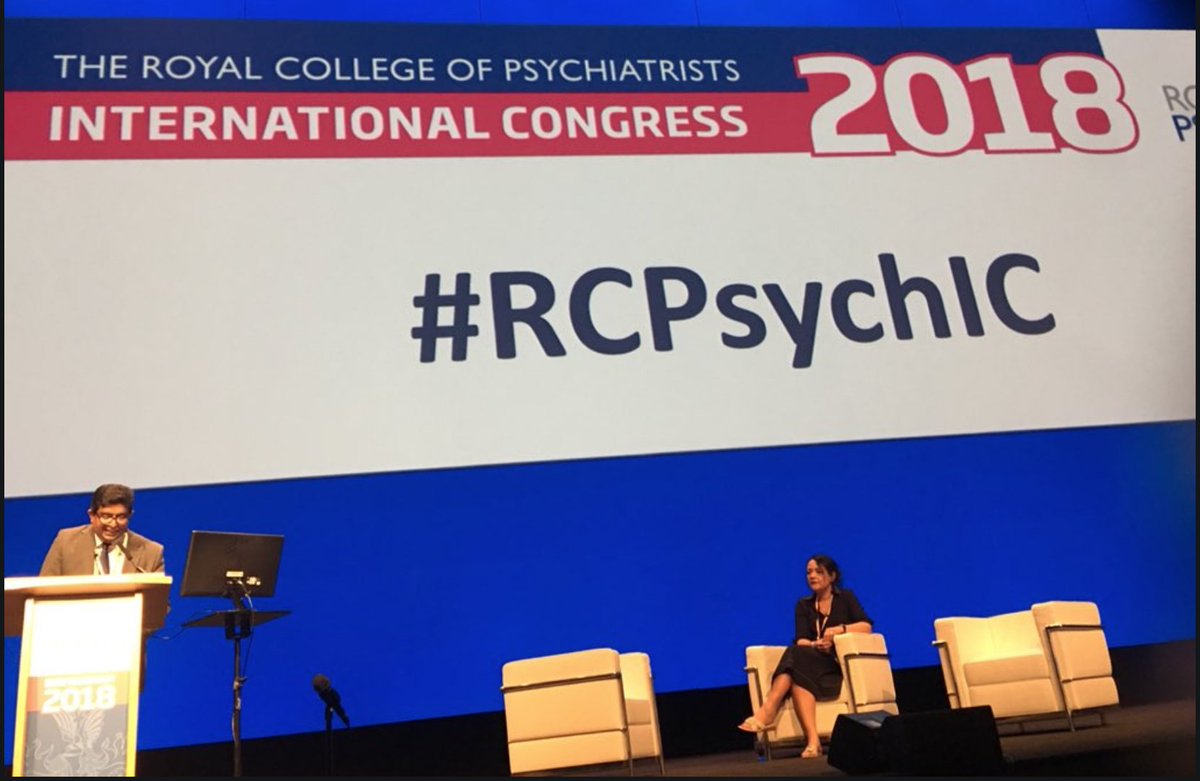 JoannaCannon's tweet photo. Reflecting on the last four days and a fabulous Congress.
@regalexa's wonderful introduction began: 'Joanna Cannon is one of us'. 
If you heard my keynote, you will understand why that made my eyes fill a little.
Farewell #RCPsychIC. I hope we meet again very soon. https://t.co/7VdNcVOxqA
