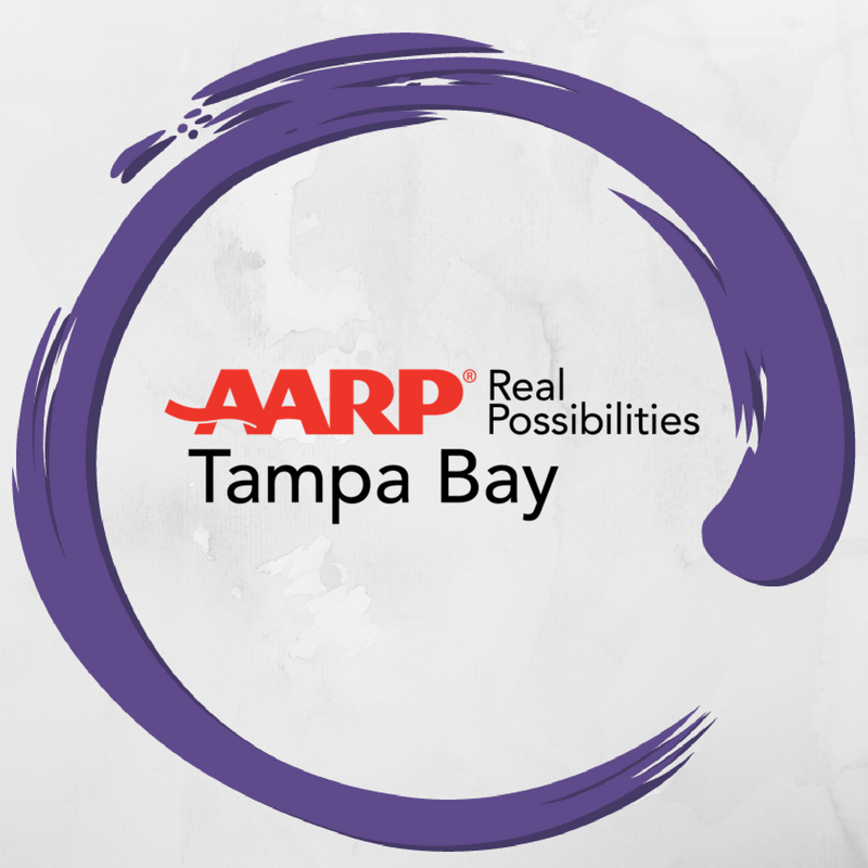ArtTiesUs's tweet photo. We are ecstatic to welcome AARP Tampa Bay to the #ArtTiesUs Family! Join us on Friday, July 27 to celebrate with us! #GoToStPete #StPete https://t.co/YZkJOrXY04
