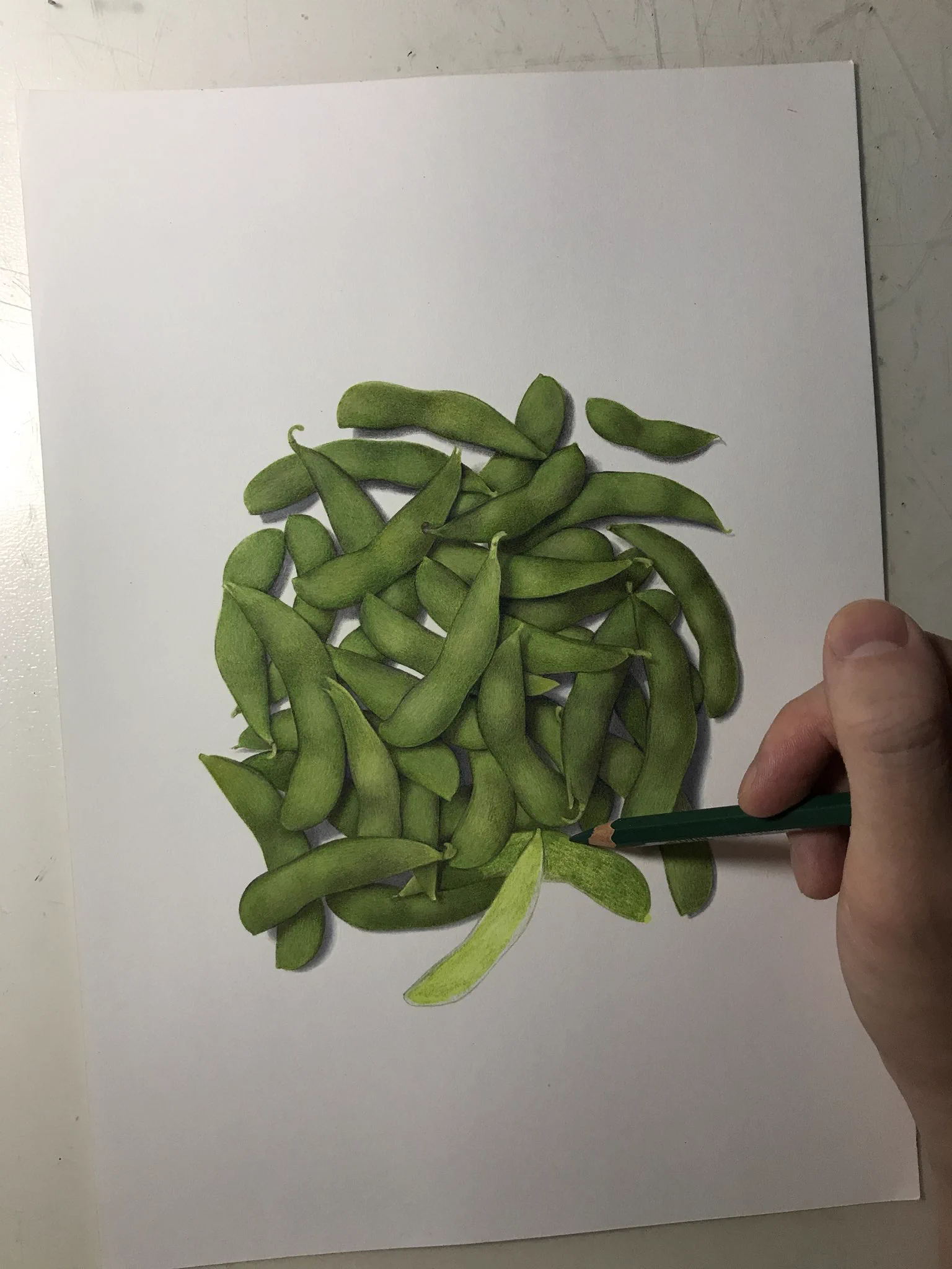 これもうイラストのレベルじゃないｗｗ最後はもう五度見ぐらいする枝豆ｗ