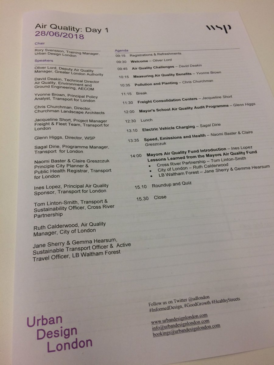 htravelactive's tweet image. We&apos;re learning lots at the @udlondon Air Quality Workshop today at @TfL !
#HealthyStreets #InformedDesign #ActiveTravel