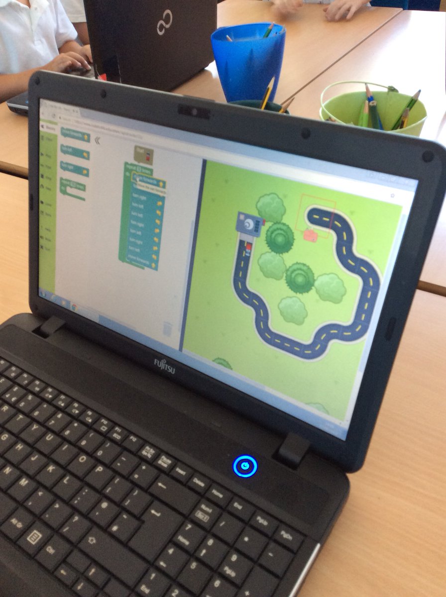 PiCodeandChips's tweet image. A pupil in my Y1 working through #RapidRouter from @codeforlifeuk independently using a repeat loop with no teacher input. And then debugging the errors. He was laughing his head off simply because the loop grew to fit all of his code 😂😂@CASHubNDevon @CRCSouthWest