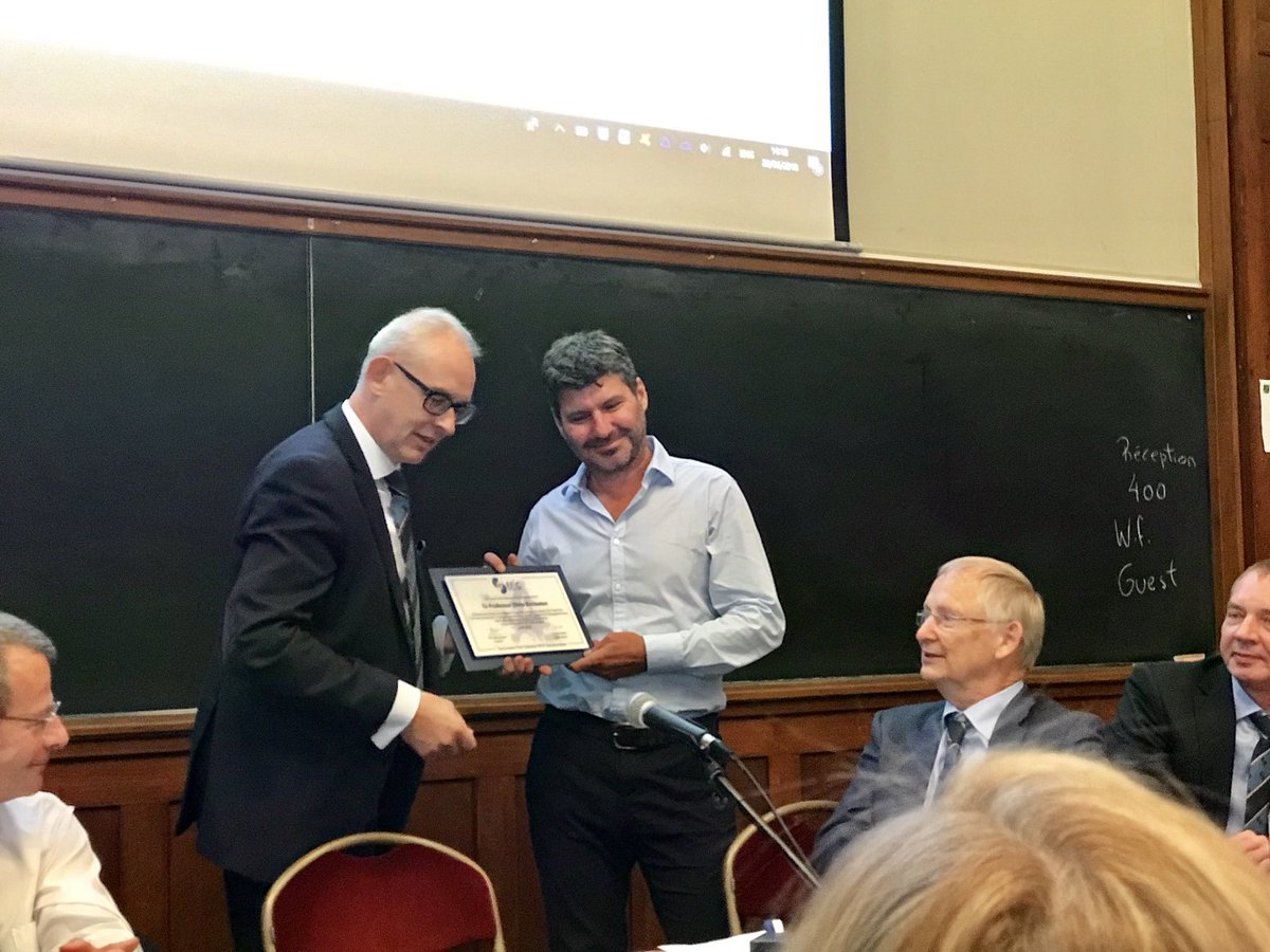 #EFIC - Congratulations to Prof Christopher Eccleston who was awarded the first European Pain Federation Pain Advocacy Award for his enormous contribution and editorship towards the seminal document on European Pain Management.  Way to go Chris