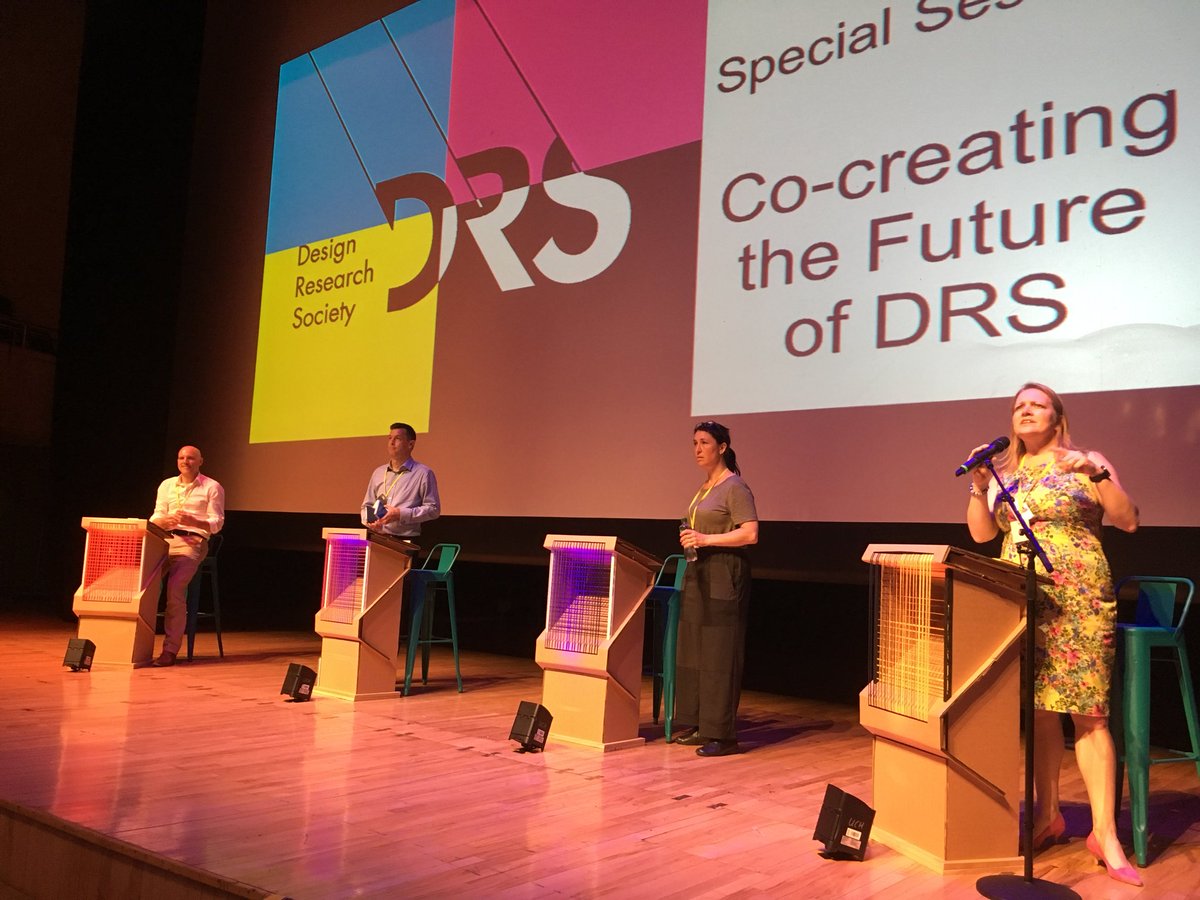 .@tracybhamra Chair of DRS kicking off our <a href="/thisisDRS/">DRS</a> special session on co-designing the future of the society #drs2018