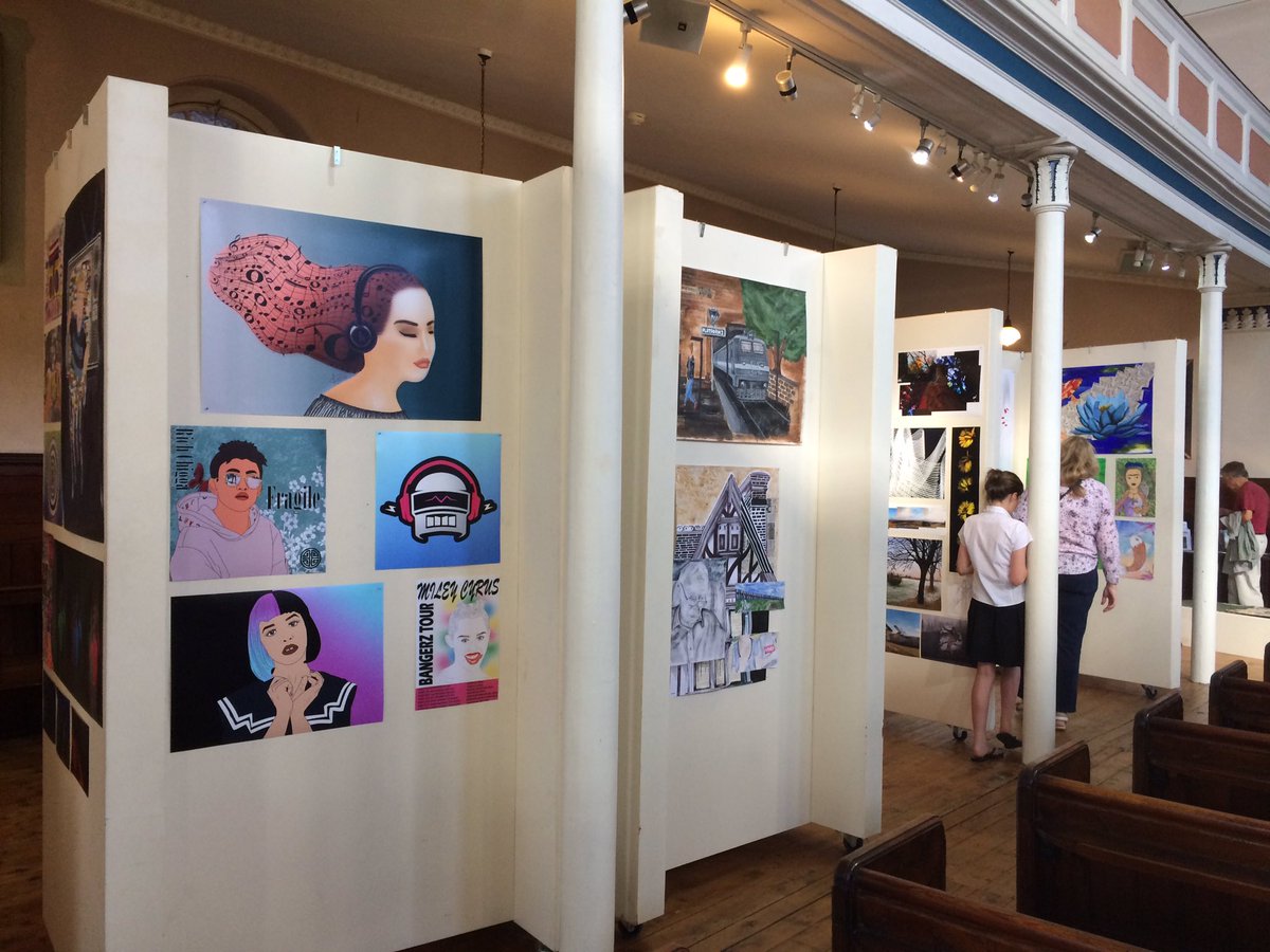 Amazing student art work on display at Bishop St Leicester <a href="/BrookvaleGroby/">Brookvale Groby</a> <a href="/BGLC_ADT/">ADT</a>